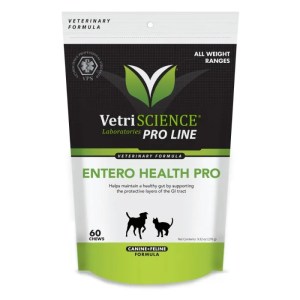 VetriScience Entero Health Canine/Feline Pro Chews 60 count