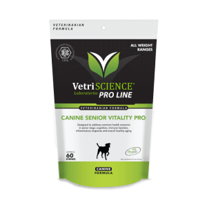 VetriScience Senior Vitality Chews for Dogs 60 count