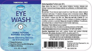 Ophthalmic Eye Wash Solution